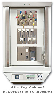 Optional locker or credit card modules
